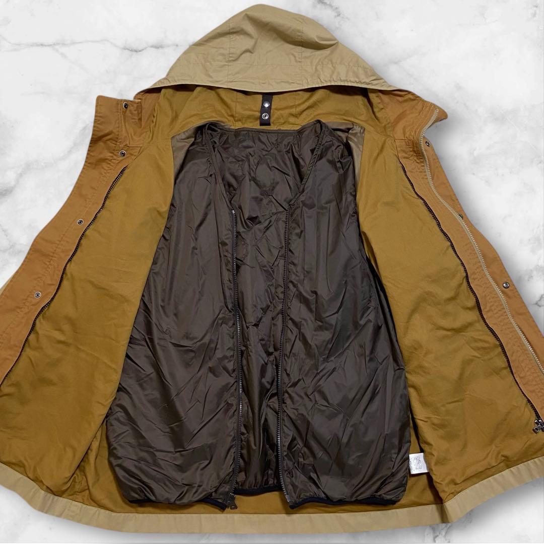 PAPAS PLUS 現行 ドライタッチ 3WAYアノラックフーデッドジャケット