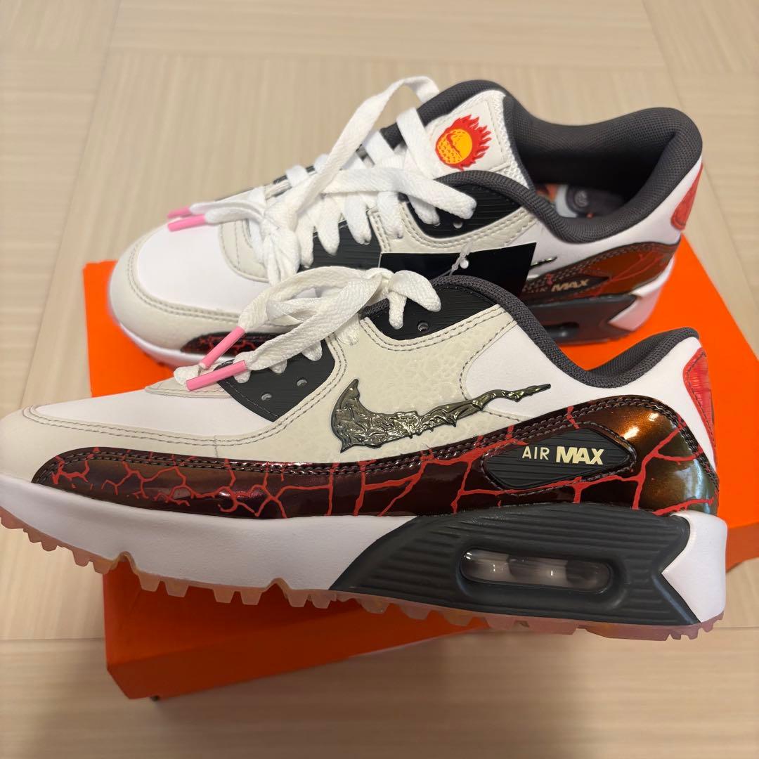 新品 NIKE AIR MAX ゴルフシューズ レディース22.5㎝
