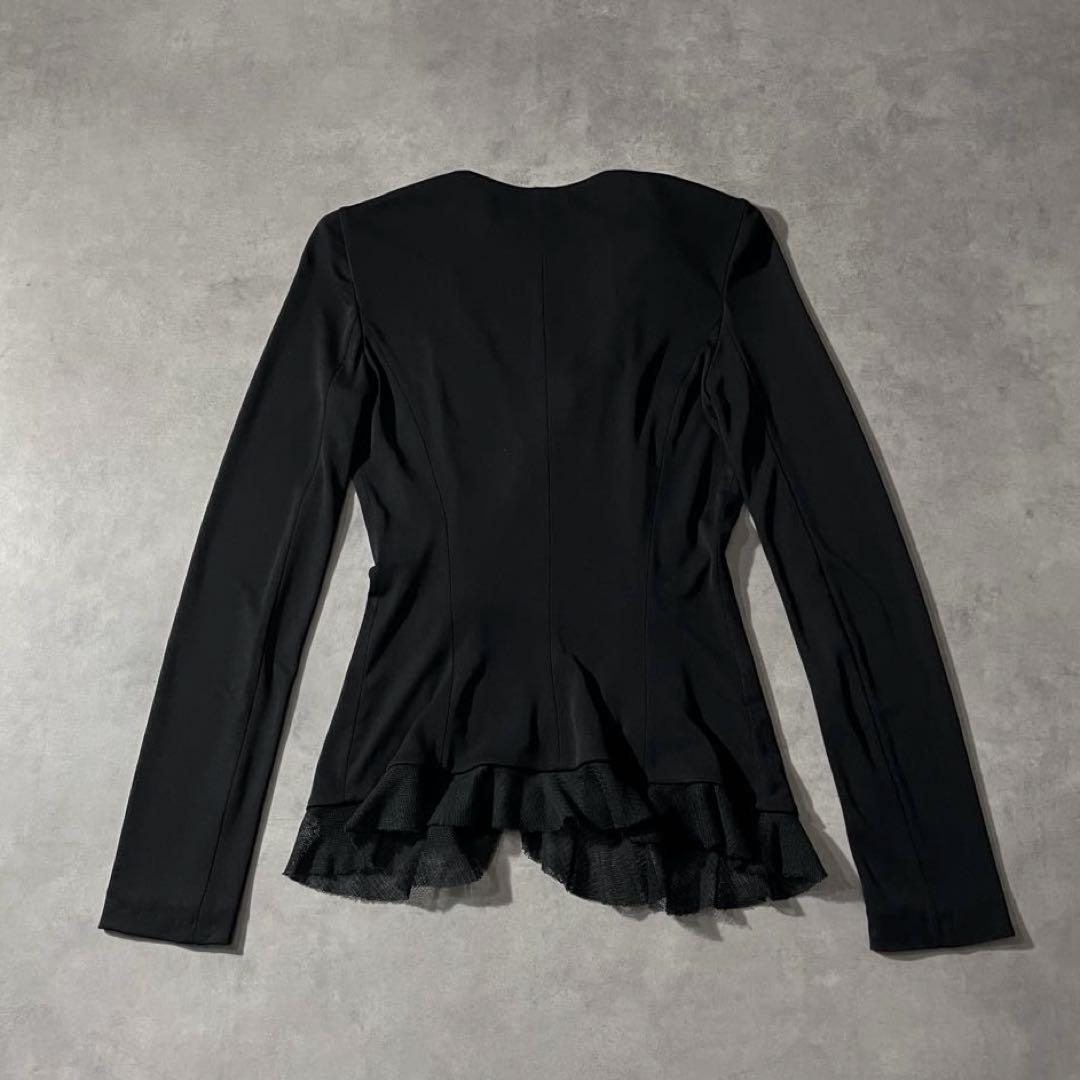 Emporio Armani sheer frills jacket イタリア製