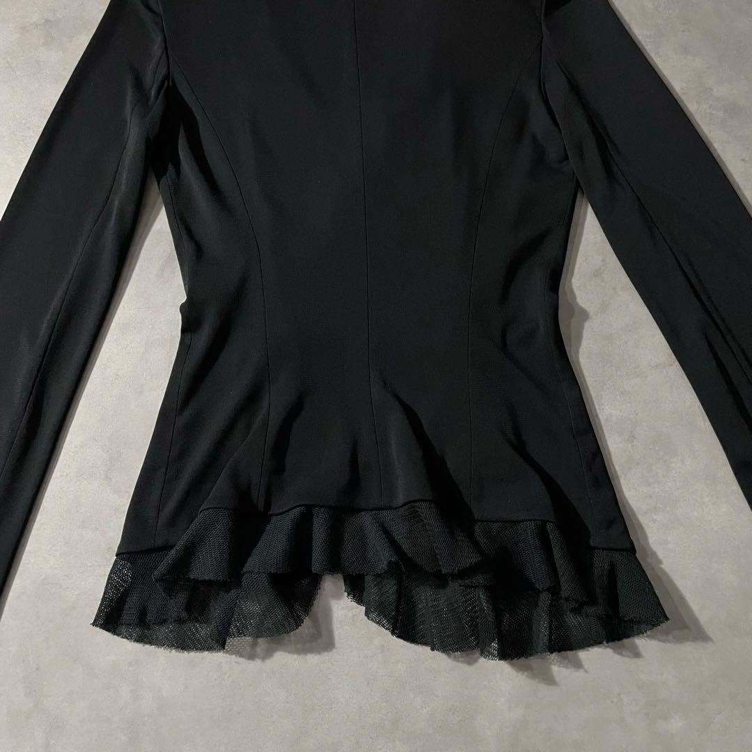 Emporio Armani sheer frills jacket イタリア製