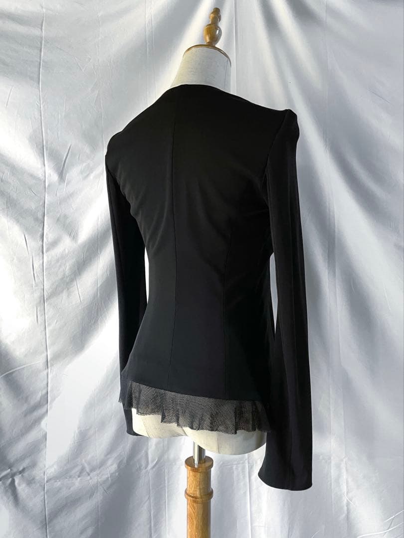 Emporio Armani sheer frills jacket イタリア製