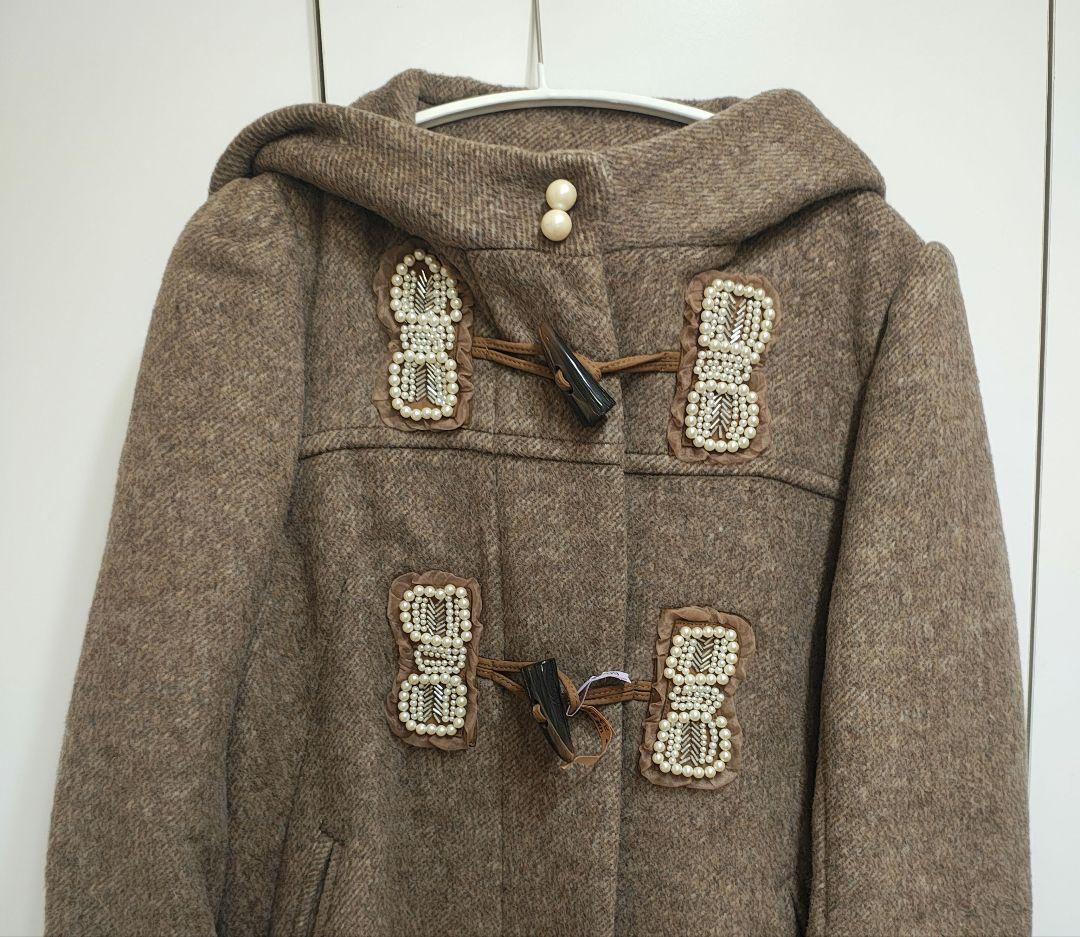 【最終値下】フランシュリッペ リボンゴージャスロングダッフルコート Mサイズ