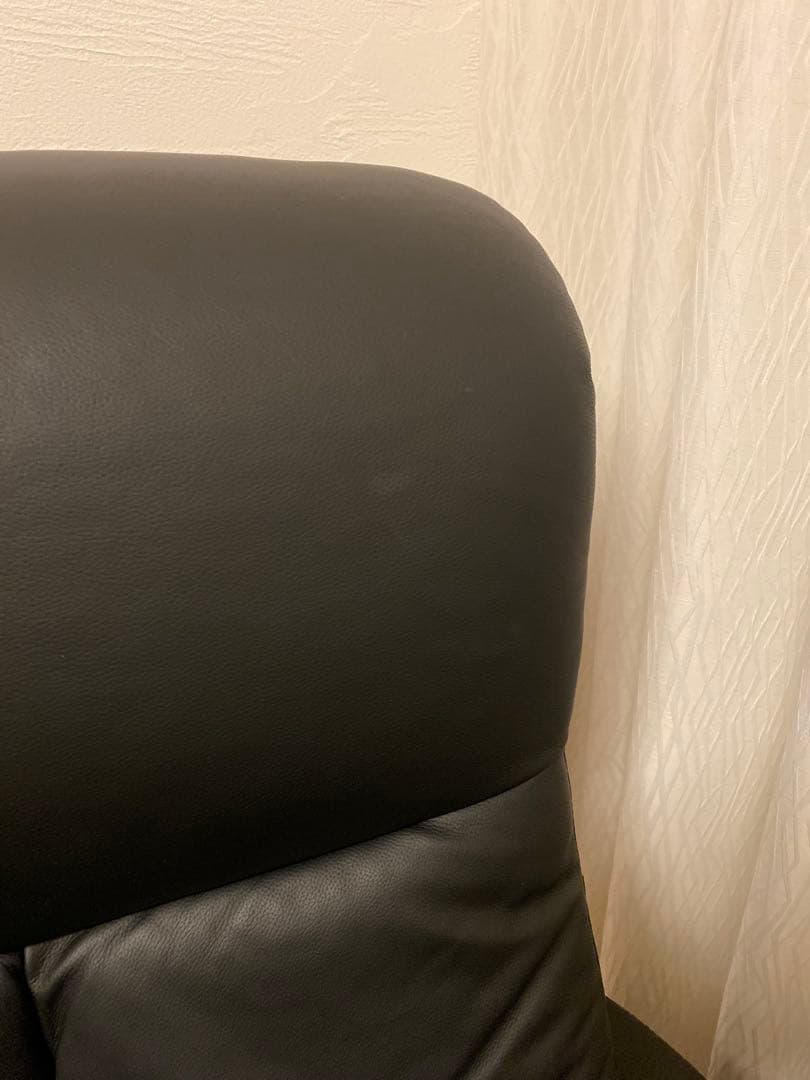 10月31日までお値引き中❗️電動リクライニングチェア(コンフェ革 BK)