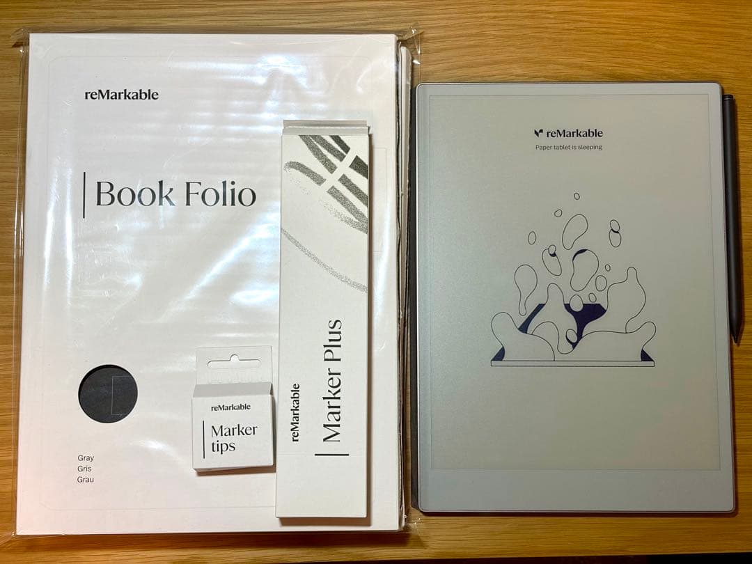 新品同様 reMarkable Paper Pro 純正ケース 替え芯付き