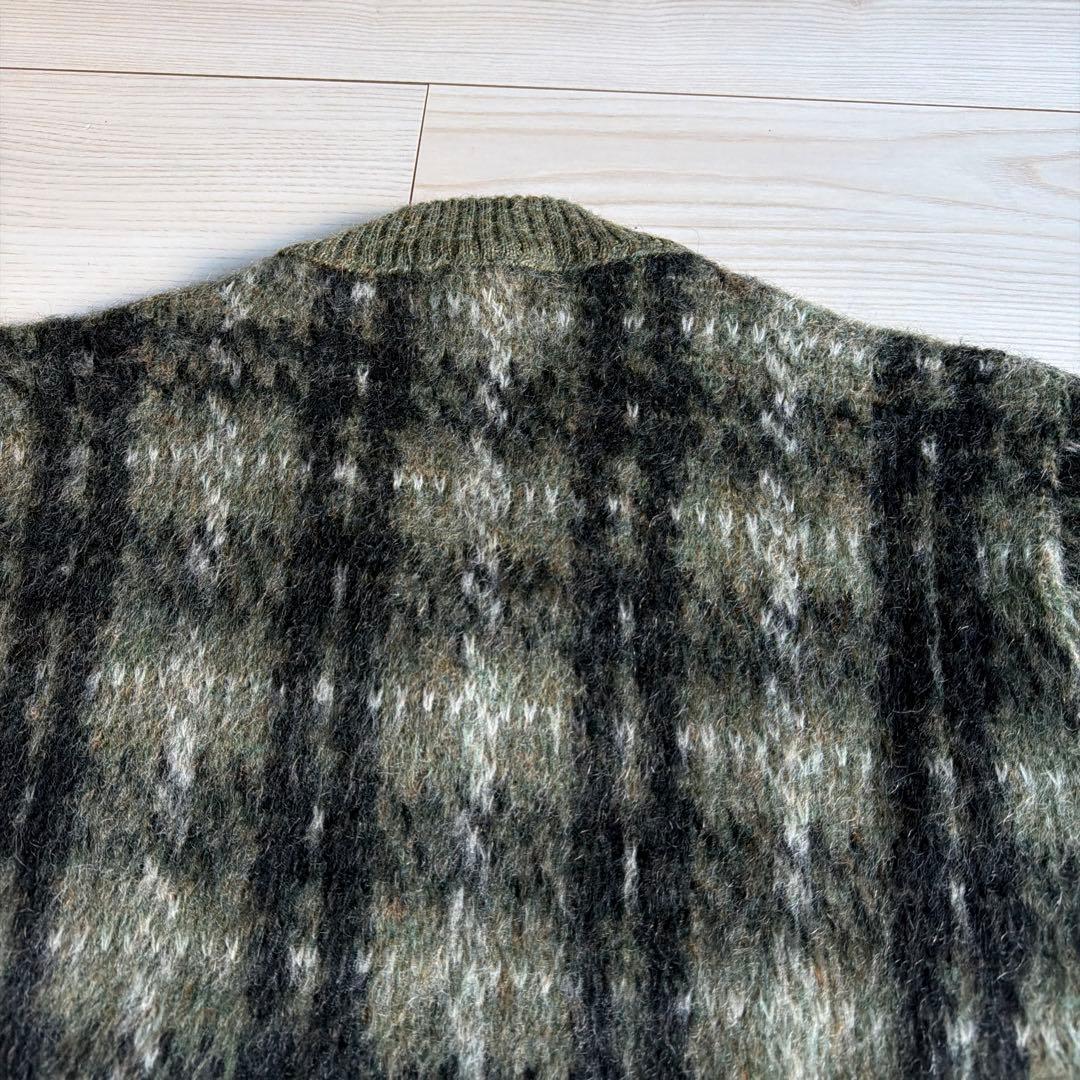 ガ*バ様 極上　希少　60s PURITAN モヘア　セーター チェック柄　L相