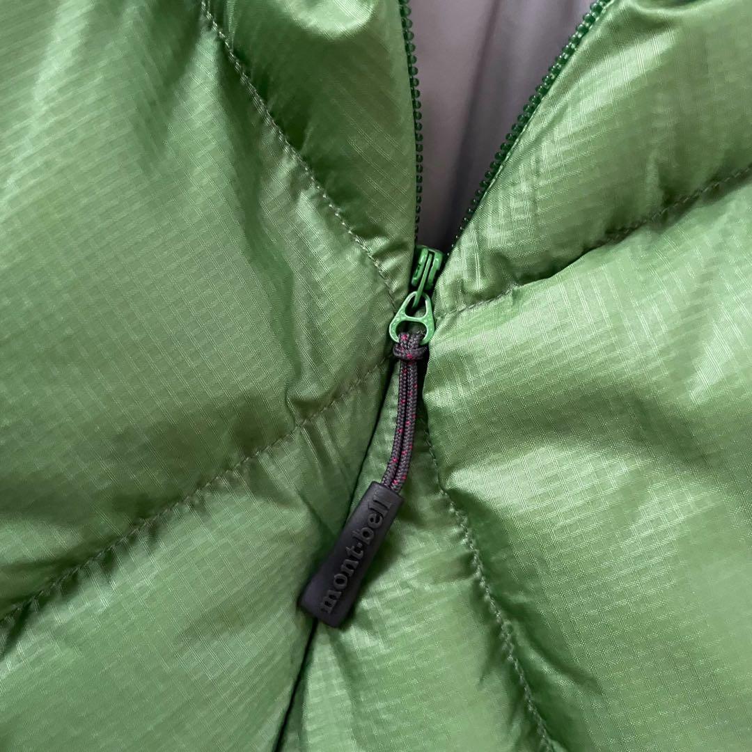 【美品】mont-bell モンベル ライトアルパイン ダウンジャケット GRN