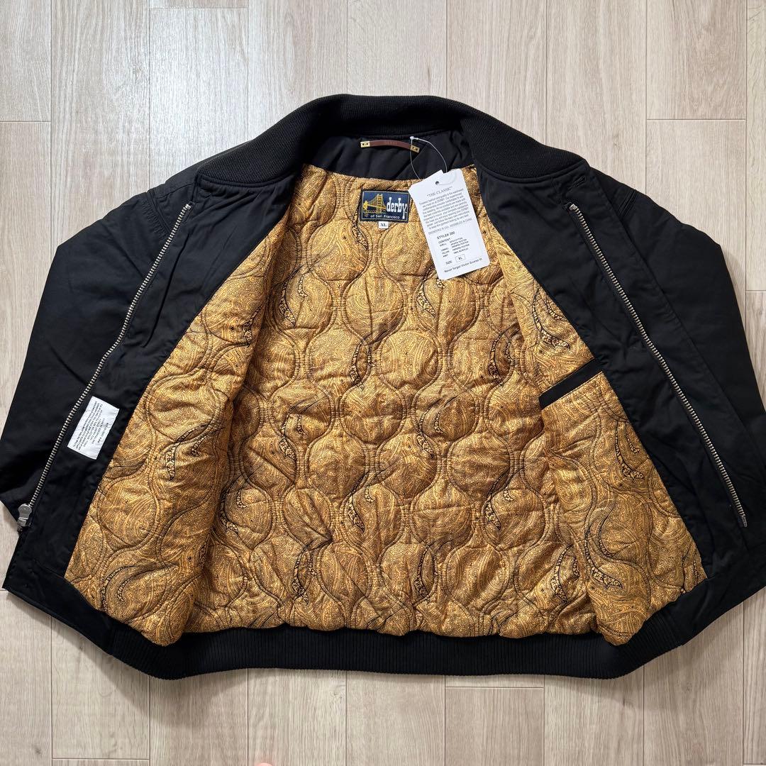 新品 Derby Of San Francisco ダービージャケット 黒金XL