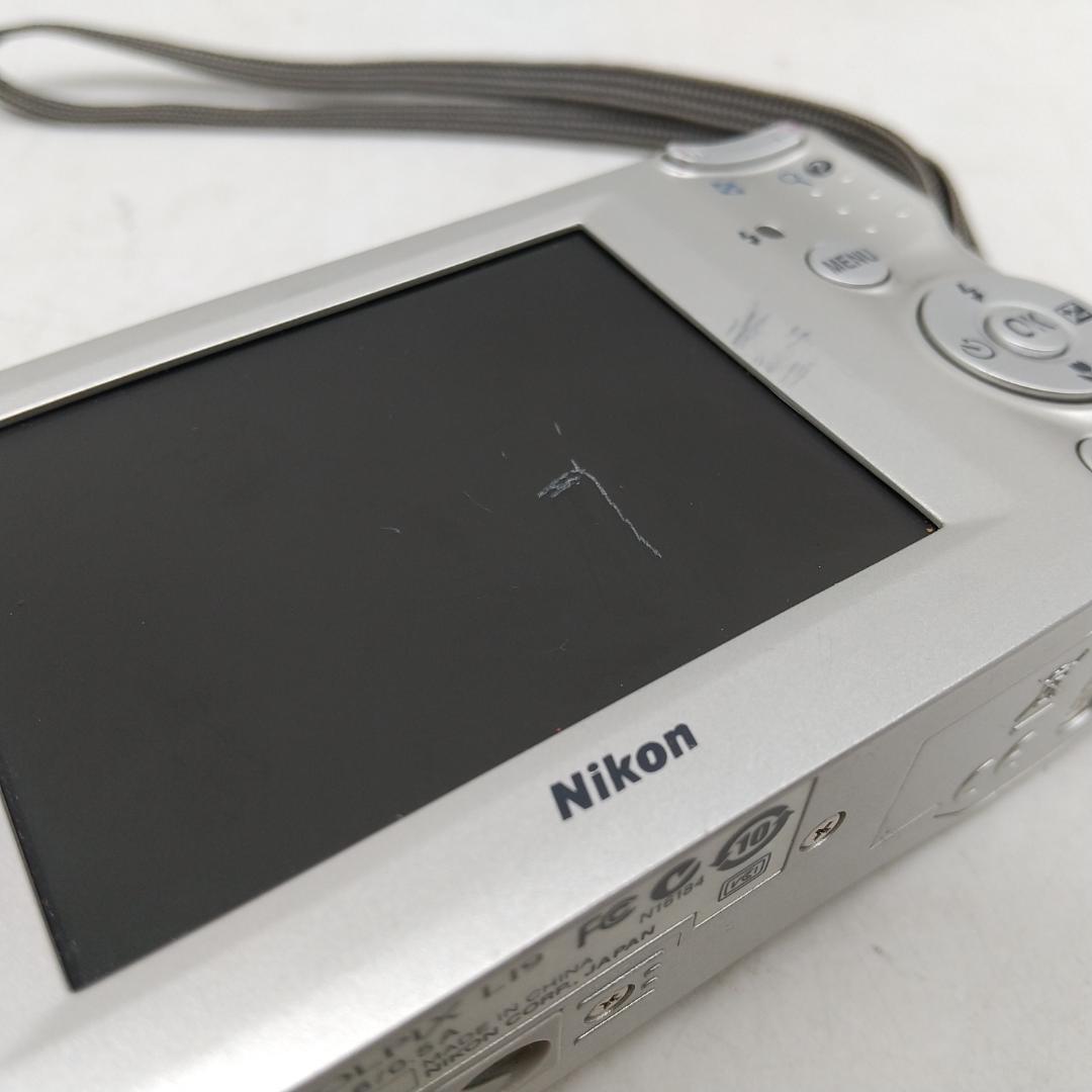 3019番 ニコン COOLPIX L19 デジタルカメラ シルバー 乾電池駆動