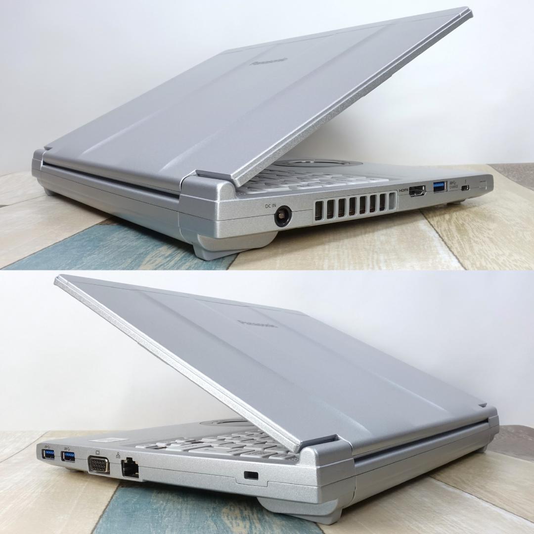 累積使用時間僅少で美品の軽量モバイル✨第１０世代ｉ５に超高速新品ＳＳＤ５１２ＧＢ