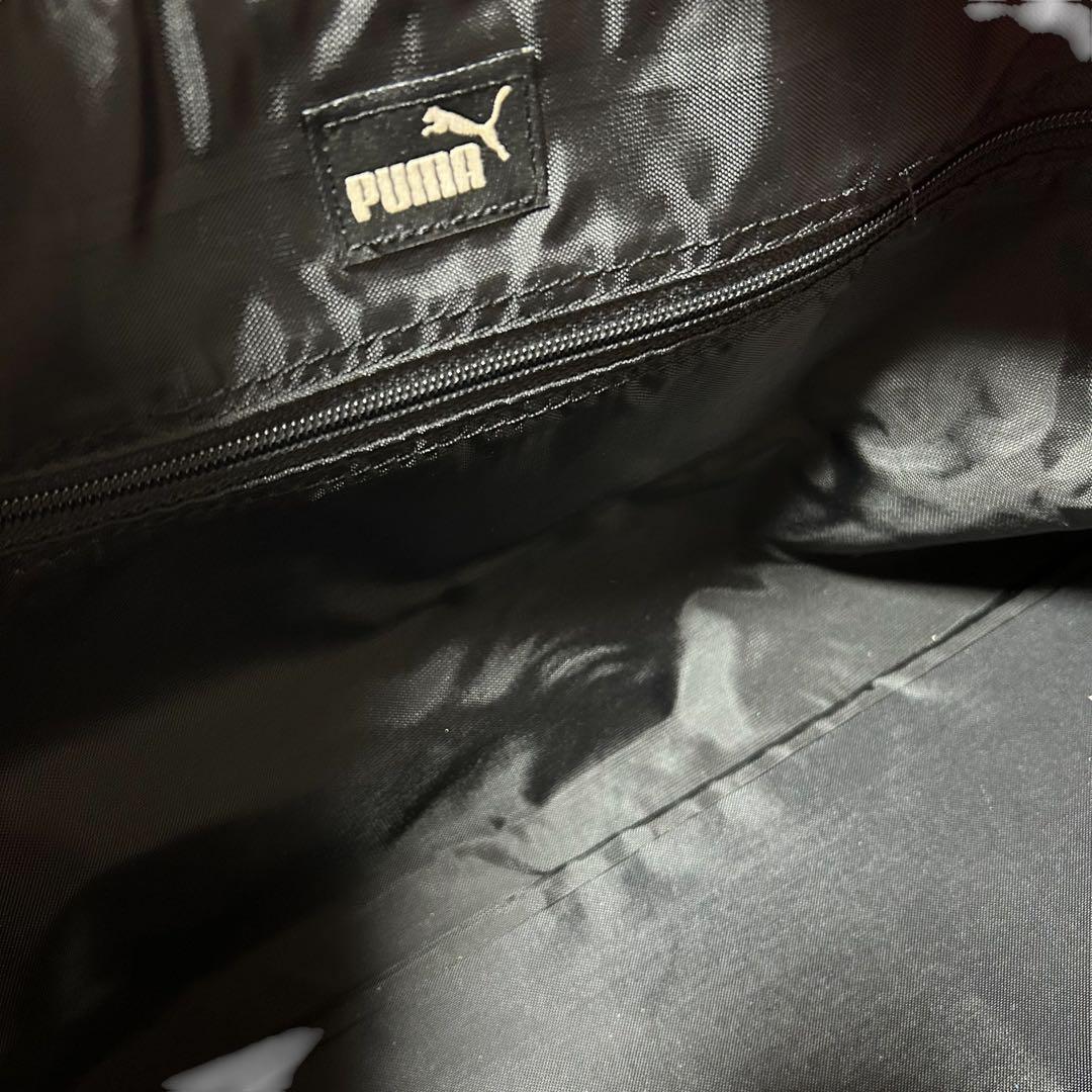 プーマ ボストンバッグ レッド ビッグロゴ 昭和レトロ