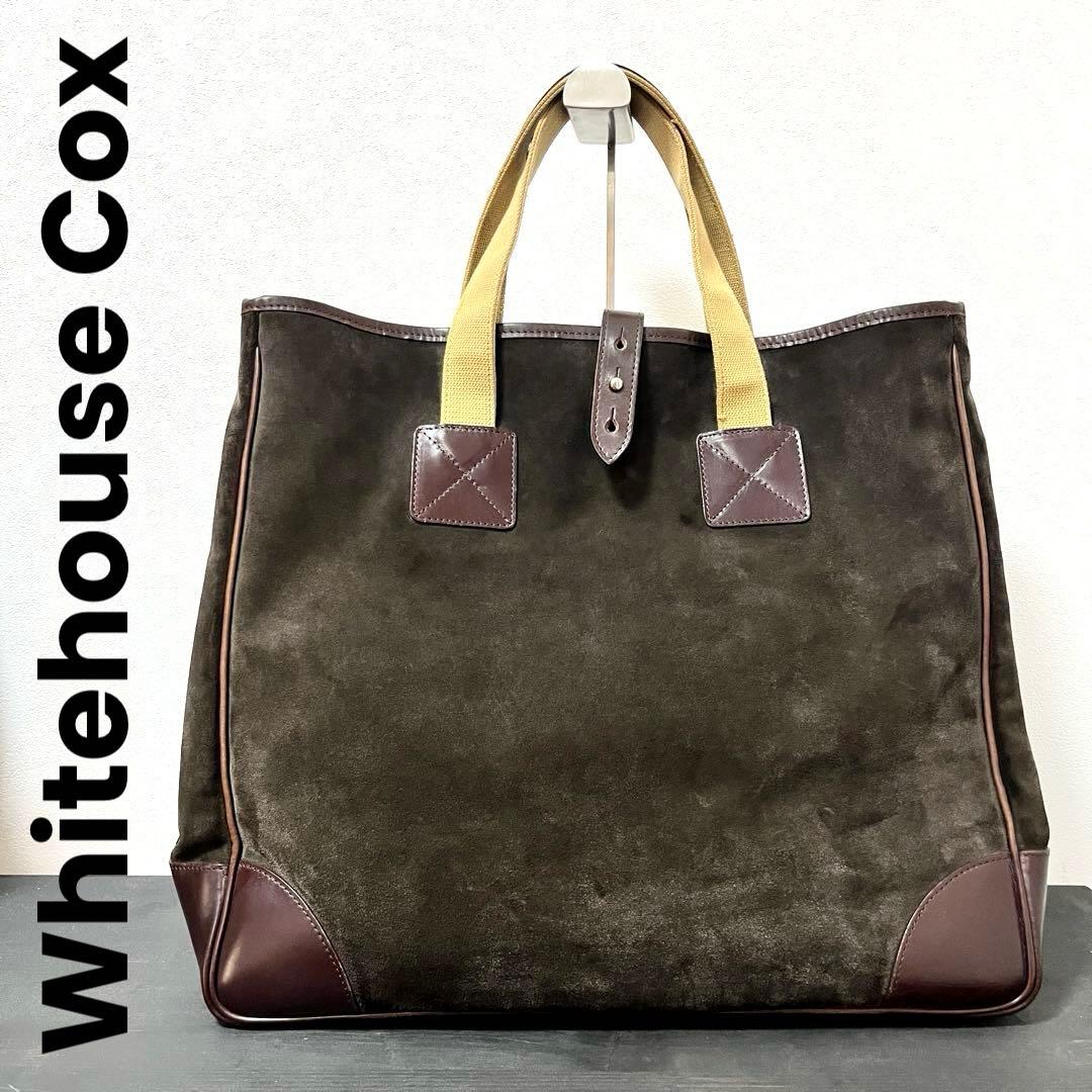 《Whitehouse Cox》スウェードトート 大容量