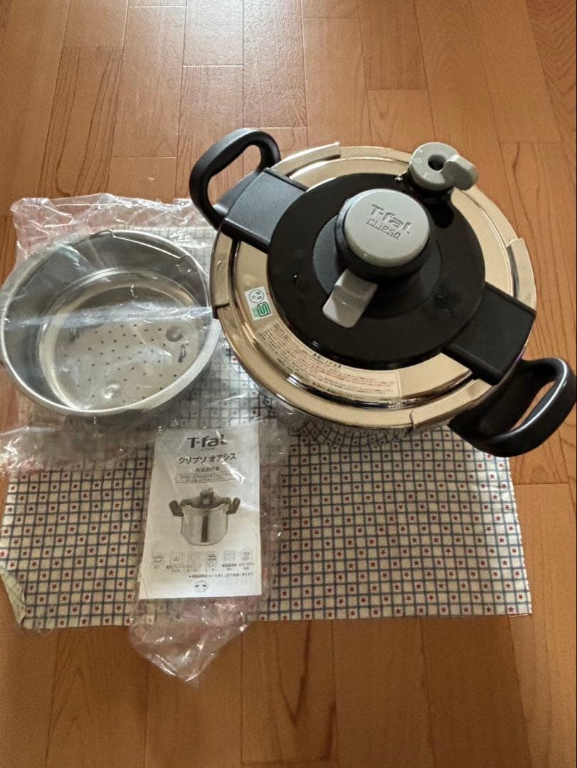 T-Fal 圧力鍋　6ℓ クリプソ　オアシス