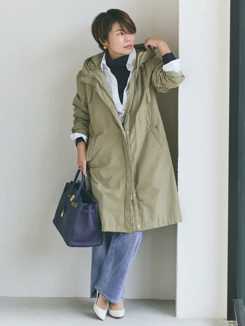 値下げ　DOCLASSE　マジカルサーモ・グログランコート