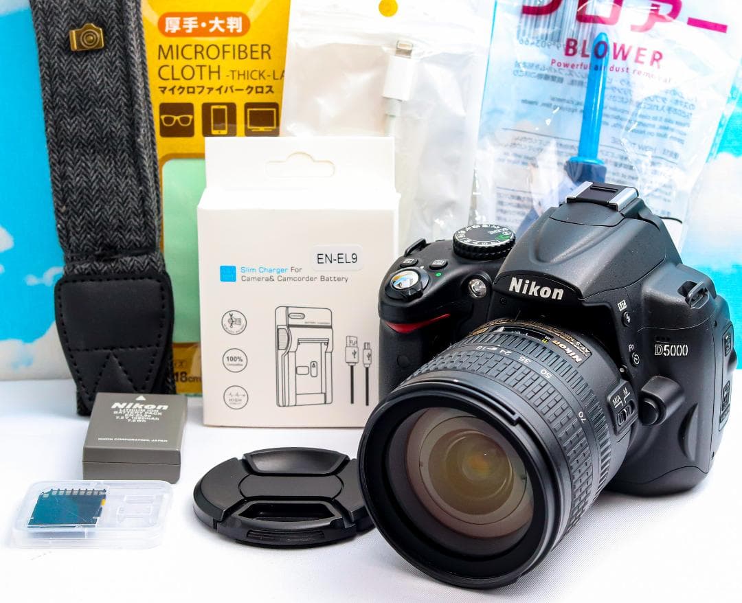 ニコン Nikon D5000⭐️スマホに転送♪⭐️自撮りラクラク⭐️即日発送