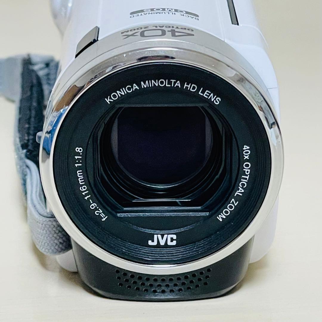 JVCケンウッド Everio GZ-E180 ビデオカメラ ホワイト