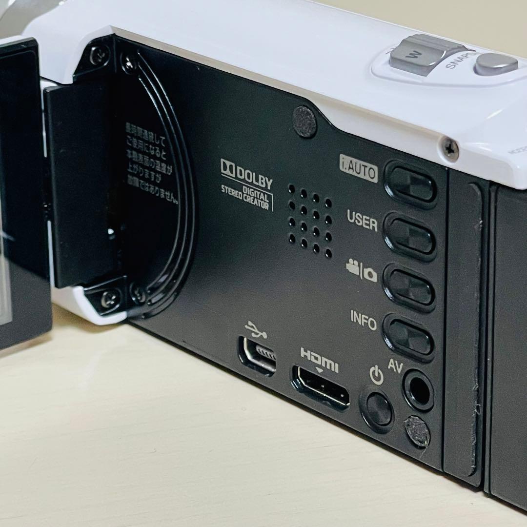 JVCケンウッド Everio GZ-E180 ビデオカメラ ホワイト