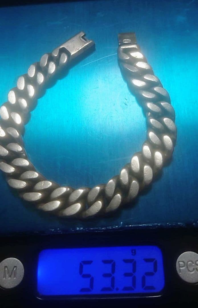 シルバー925 　ブレスレット　喜平ブレス