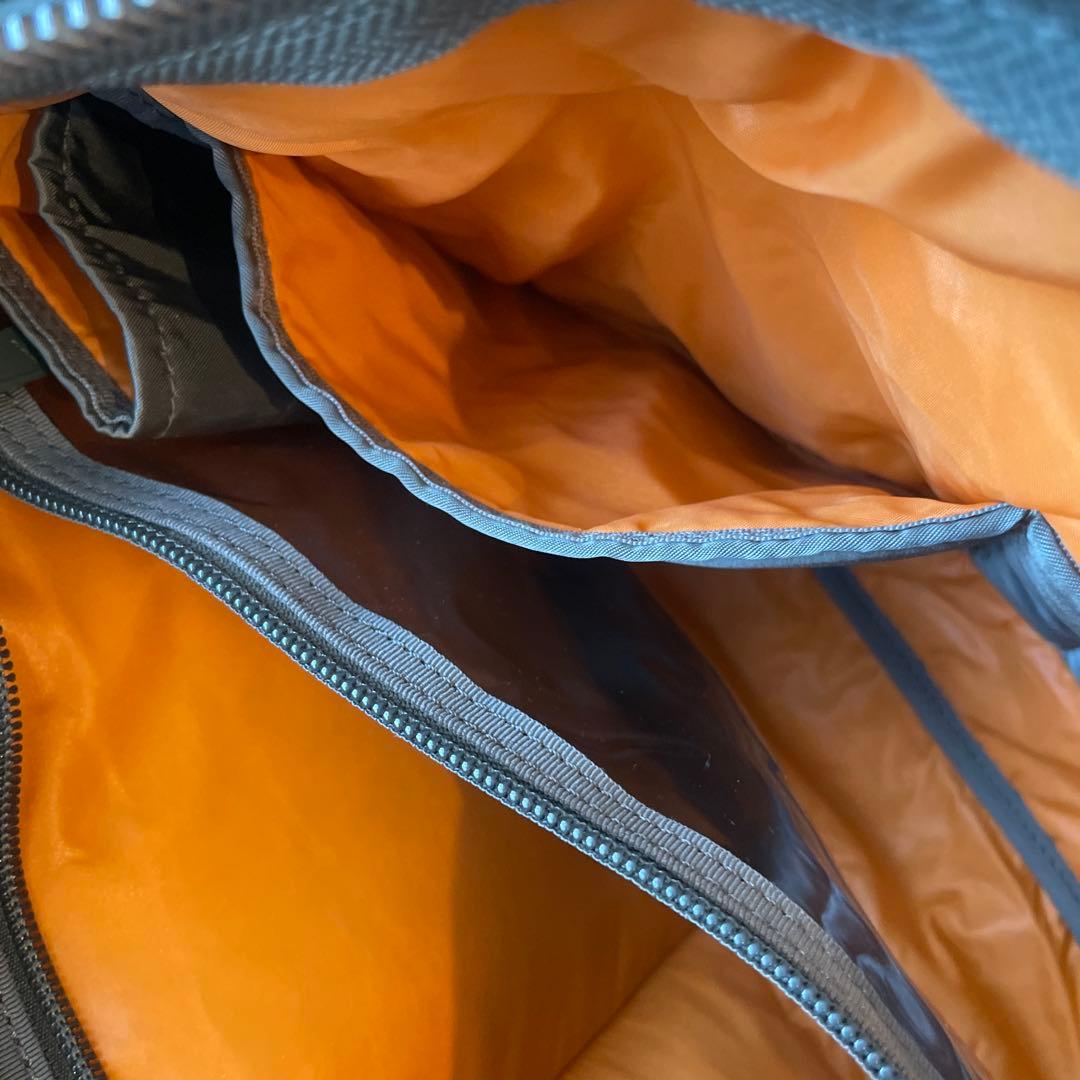 廃盤品 ポーター タンカー 2WAYブリーフトートバック シルバーグレー