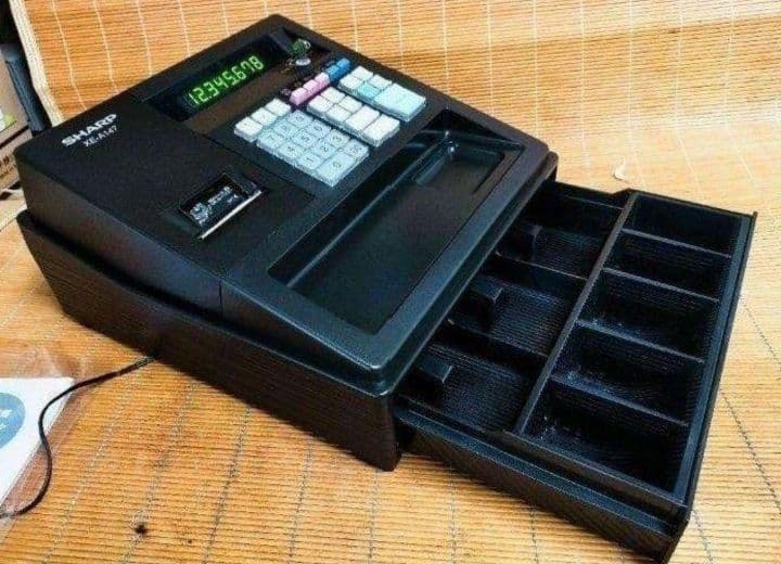 シャープレジスター　XE-A147　PC連携売上管理フル設定無料　050077