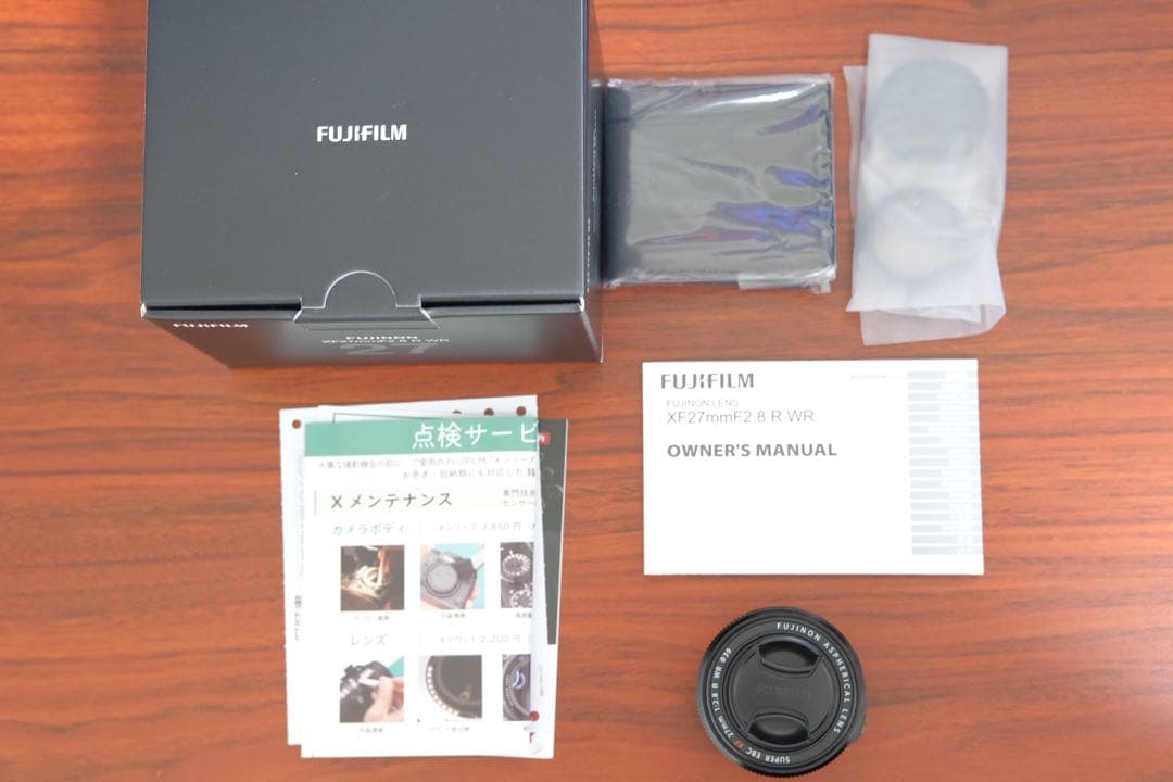 レンズ(単焦点) XF27mmF2.8 R WR