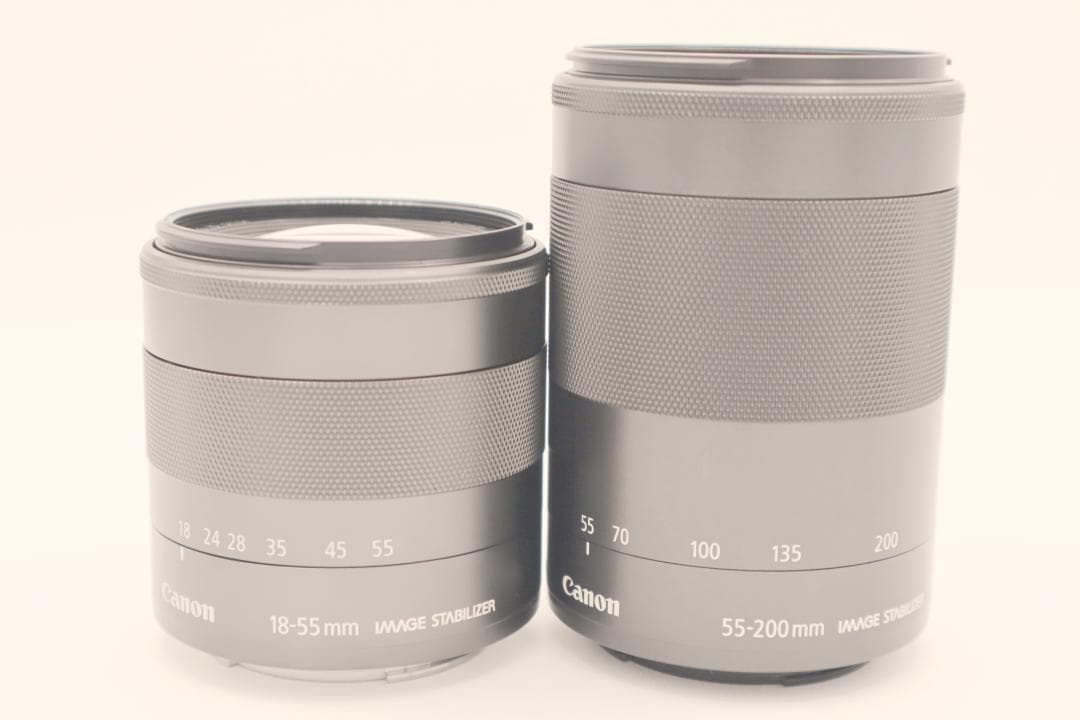 【美品】Canon キヤノン EOS M3 ダブルズームキット ブラック