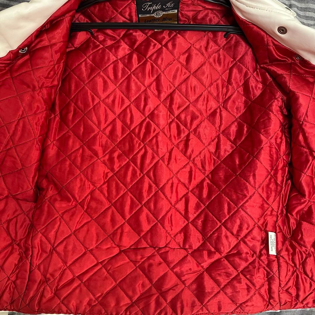 666 トリプルシックス　ライダースジャケット　レザー　34