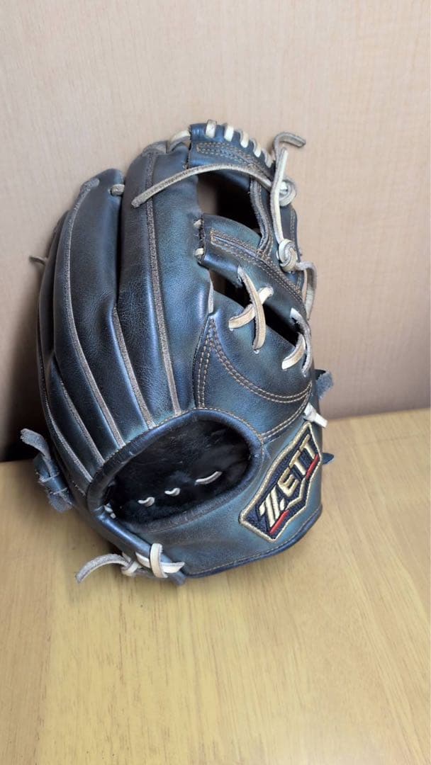 n*n様 ZETT ダークブラウン 硬式グローブ 右投げ用