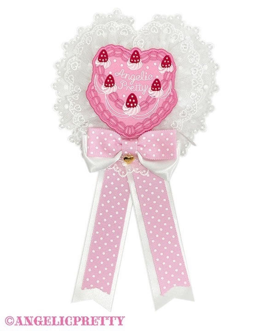 Angelic pretty Happy Cakes ロゼッタブローチ　シロ