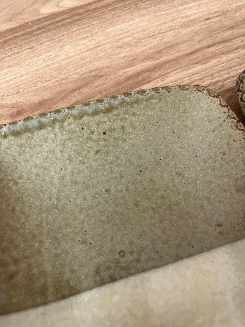 岩井窯　長角皿　2枚セット