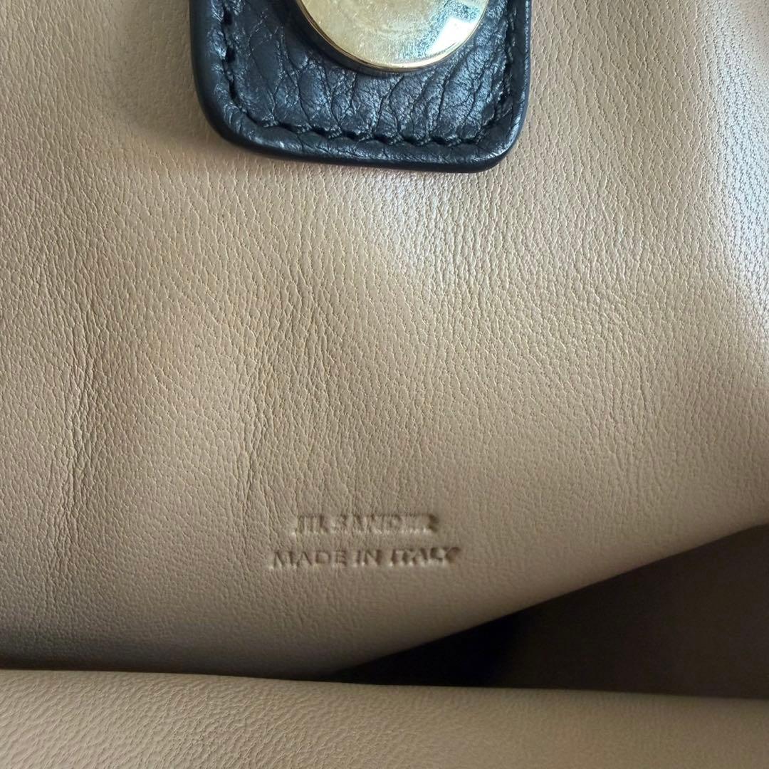 ジルサンダー トートバッグ　ブラック　レザー　JIL SANDER