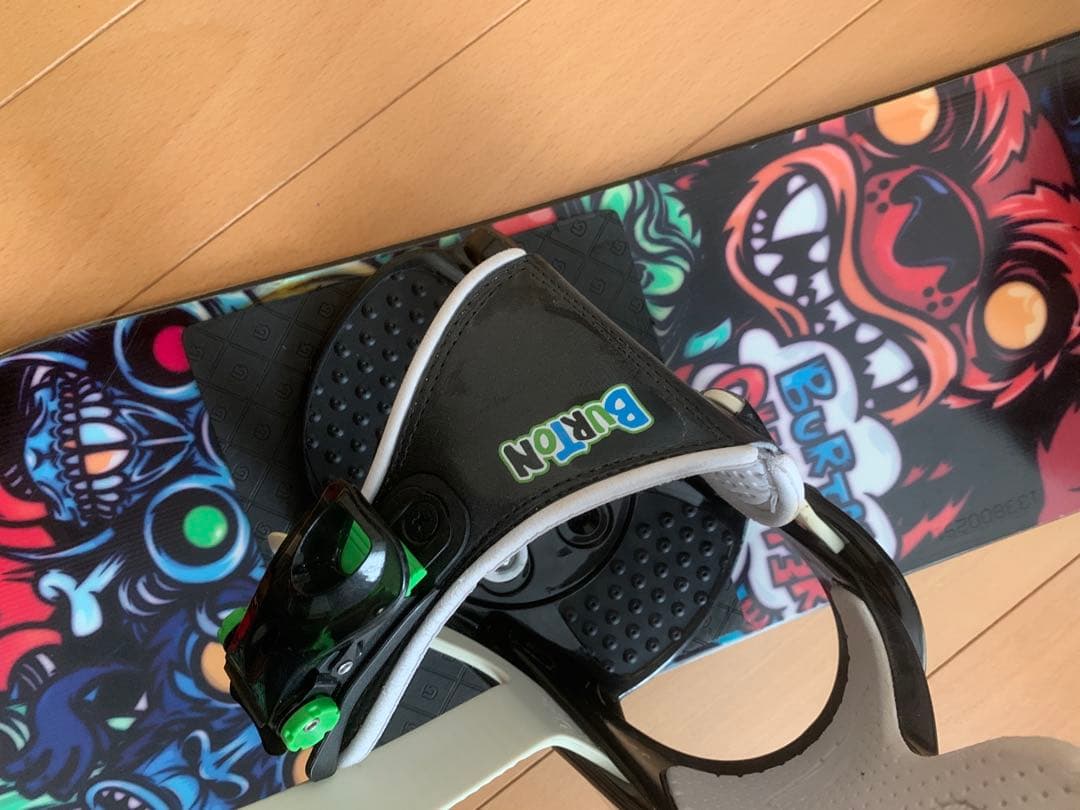 BURTONスノーボードセット カラフル 90cm キッズ