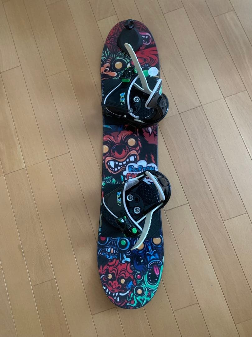 BURTONスノーボードセット カラフル 90cm キッズ