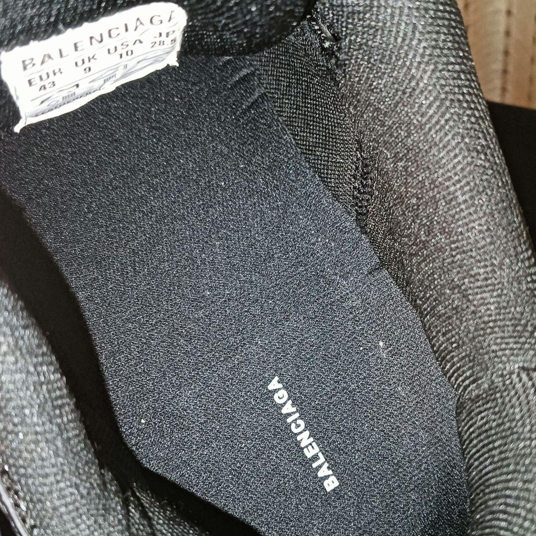 孫悟空さま、娜さまご依頼☆BALENCIAGA ☆１０XL厚底ブラックスニーカー