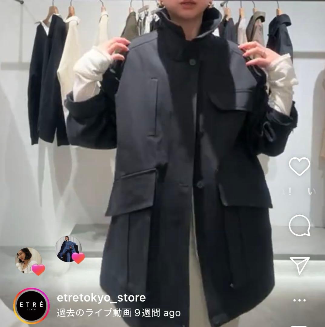 ★ETRE TOKYO ハイカウントミリタリーコート