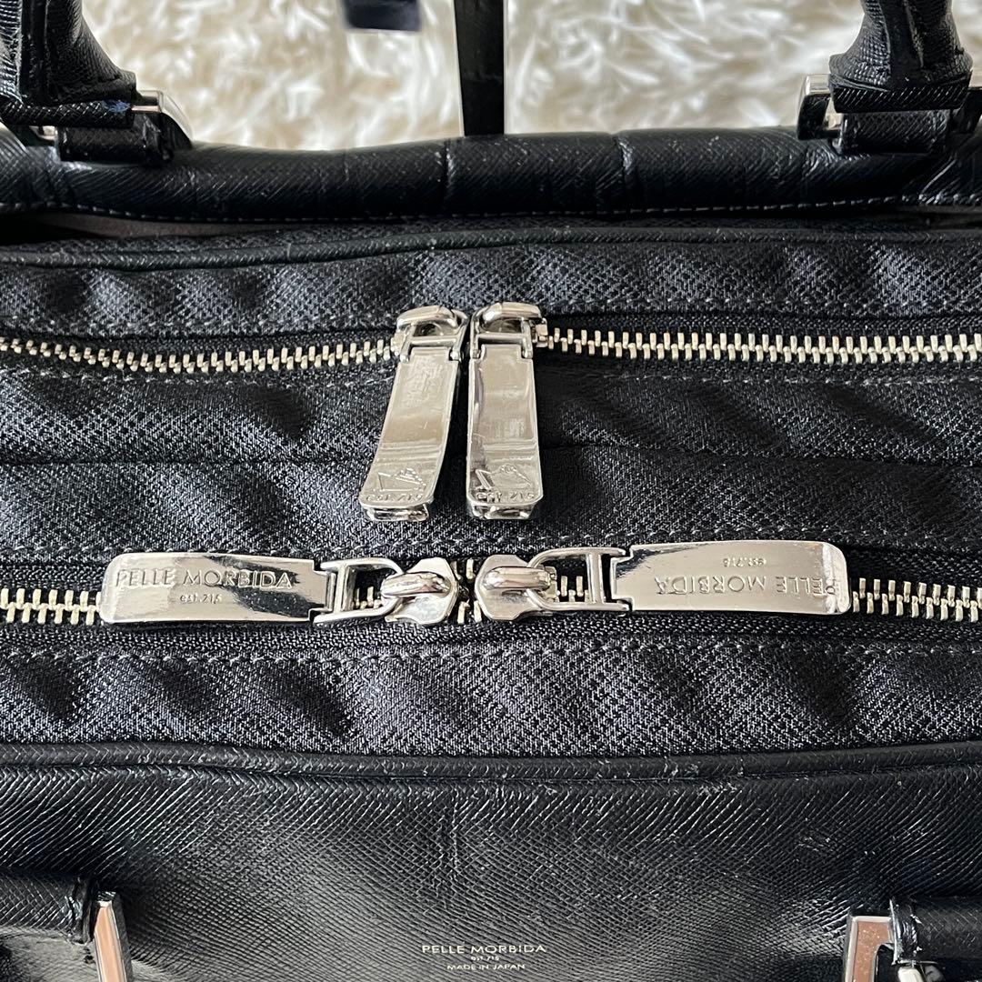 美品✨PELLE MORBIDA ペッレモルビダ　ブリーフケース　2way 黒