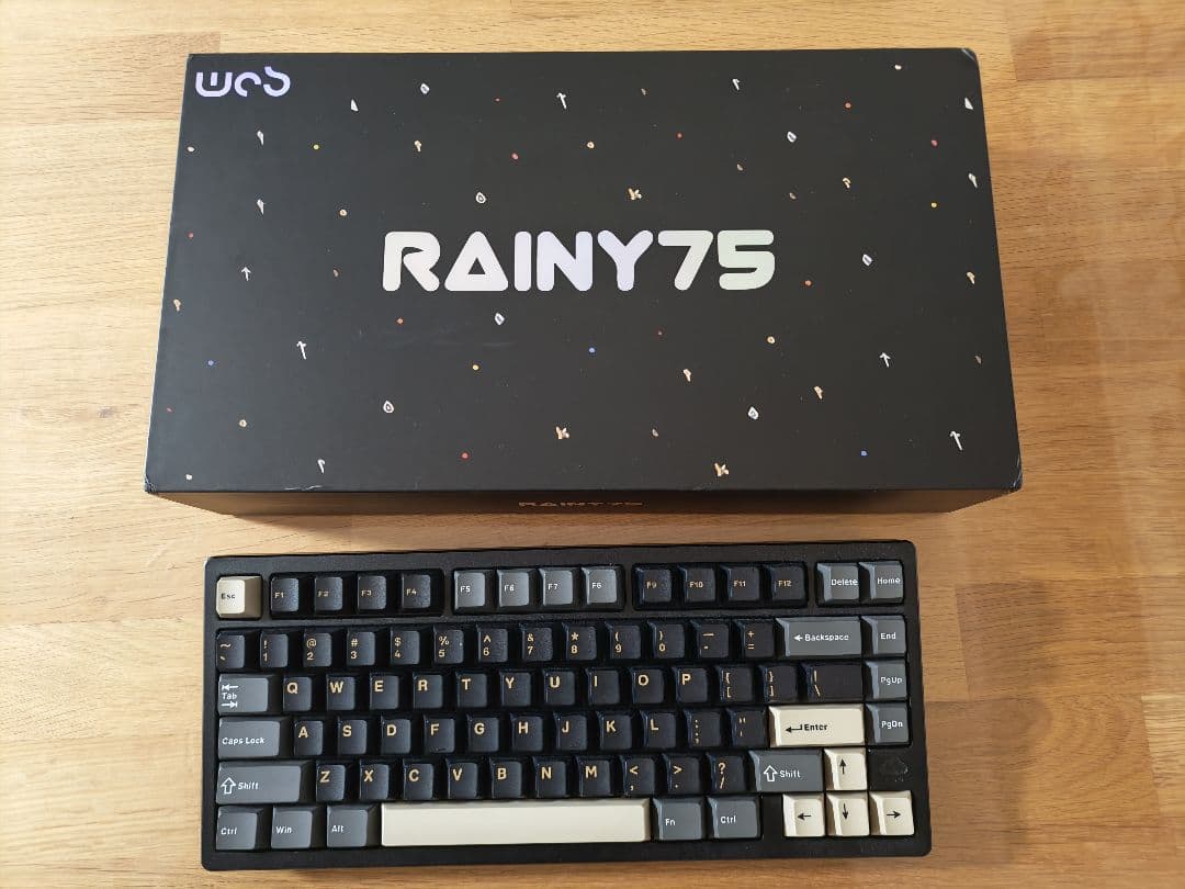【値下げ】WOBKEY RAINY75 Color キーボード Black