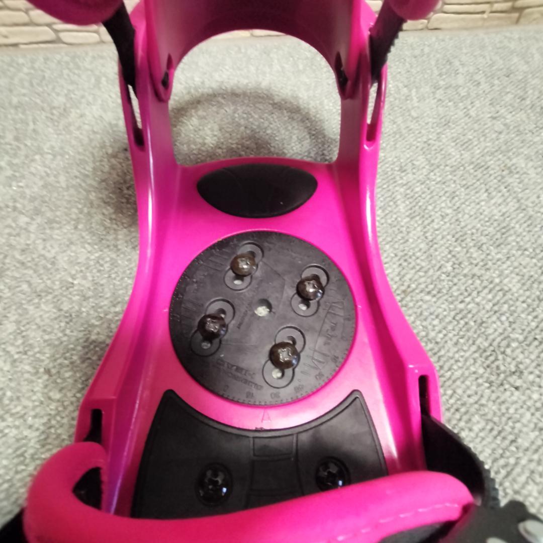 CSB スノーボード ビンディング レディース Lサイズ ピンク