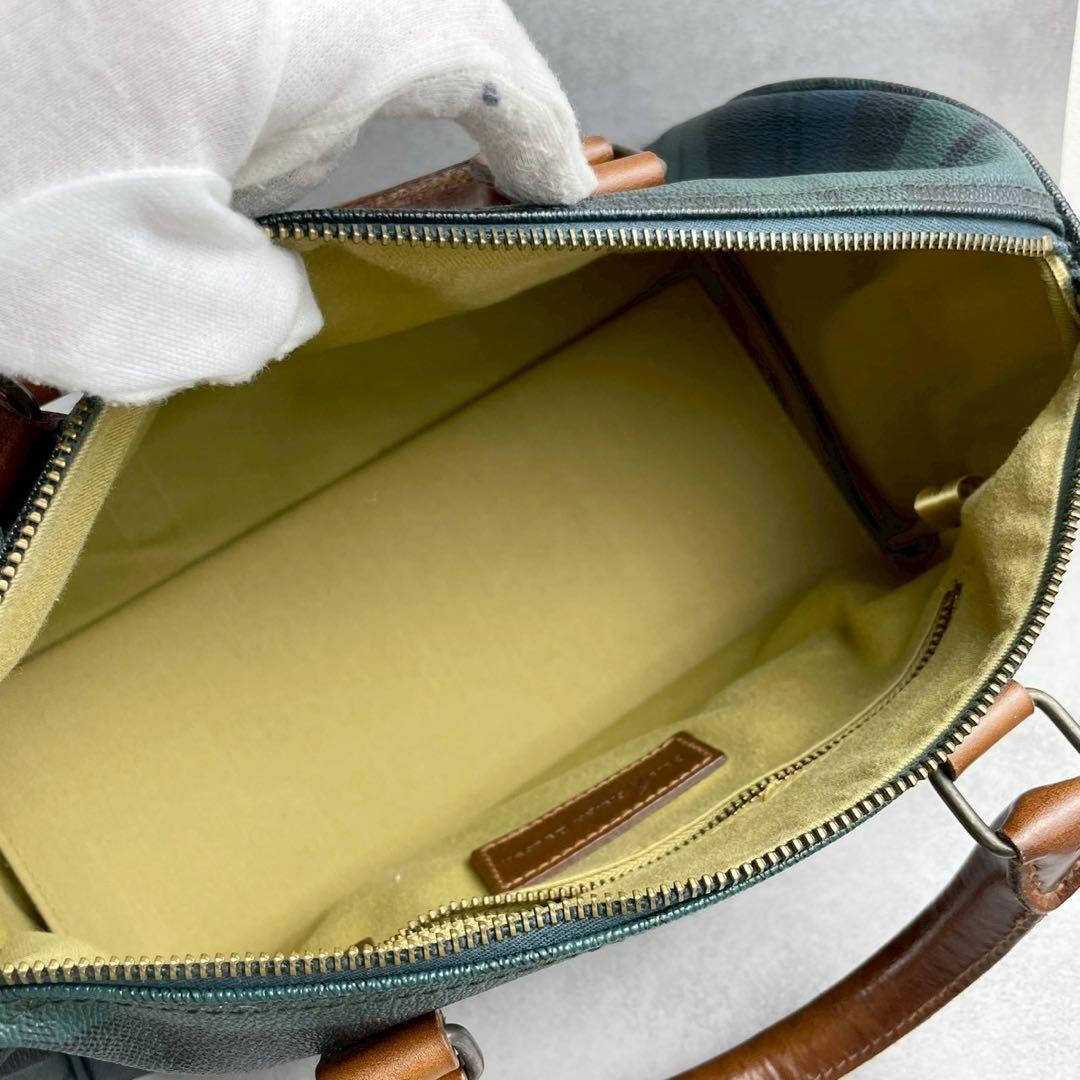 極美品✨ ポロラルフローレン ミニボストンバッグ PVC チャーム付き 37