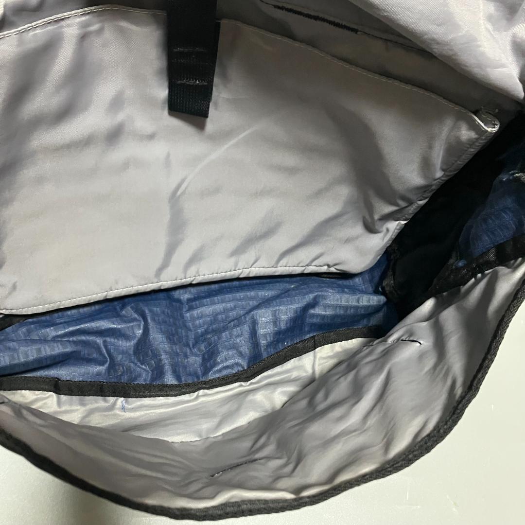 L.L bean ９０s メッセンジャーバッグ ショルダー 織柄　ネイビー