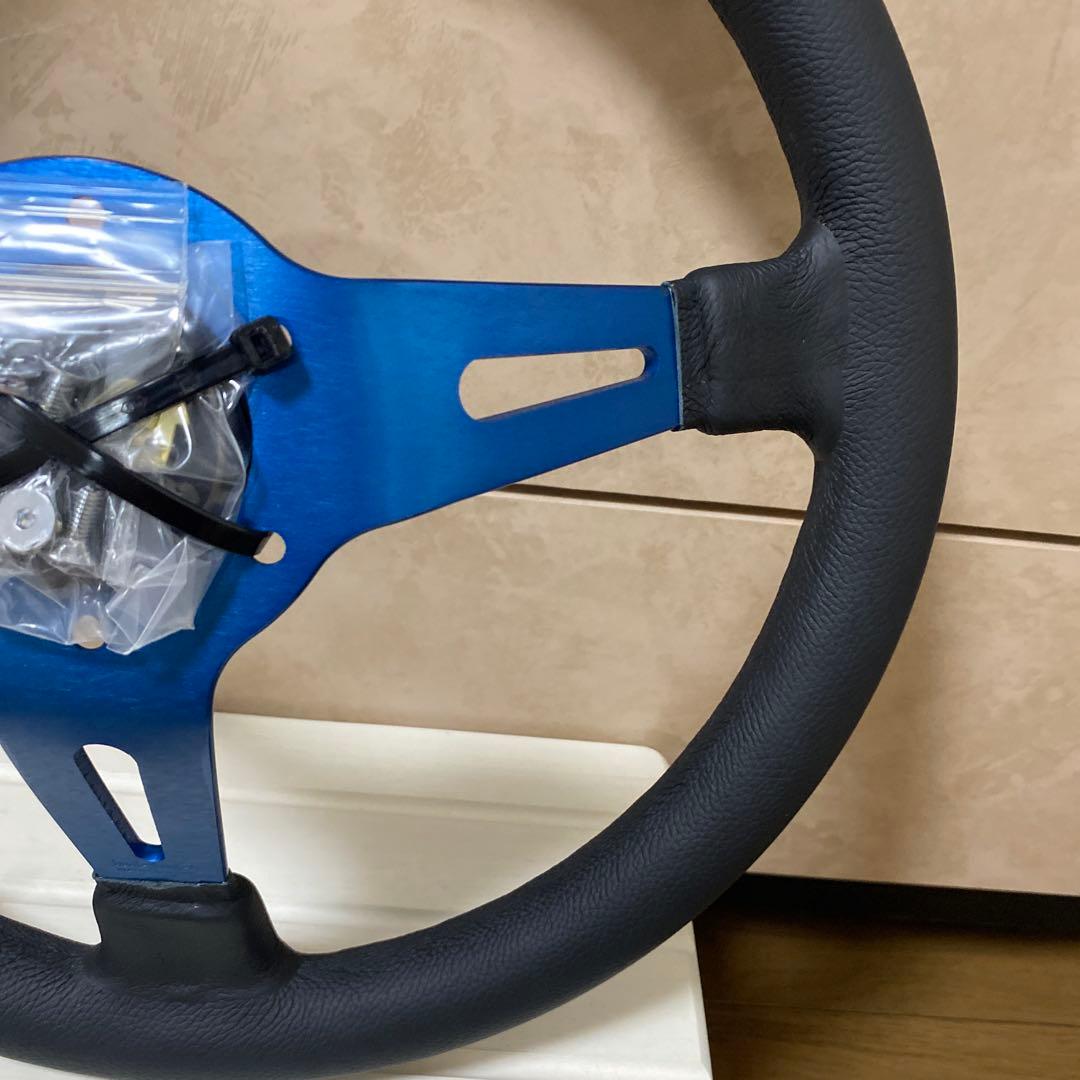 momo スポーツステアリング MOD.08 M-59 ブラックレザー350mm