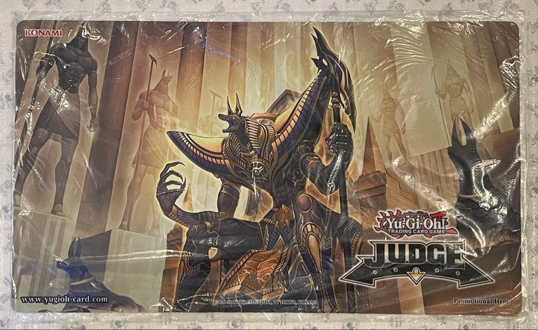 希少 新品未開封 ジャッジメントオブアヌビス ジャッジ プレイマット 遊戯王