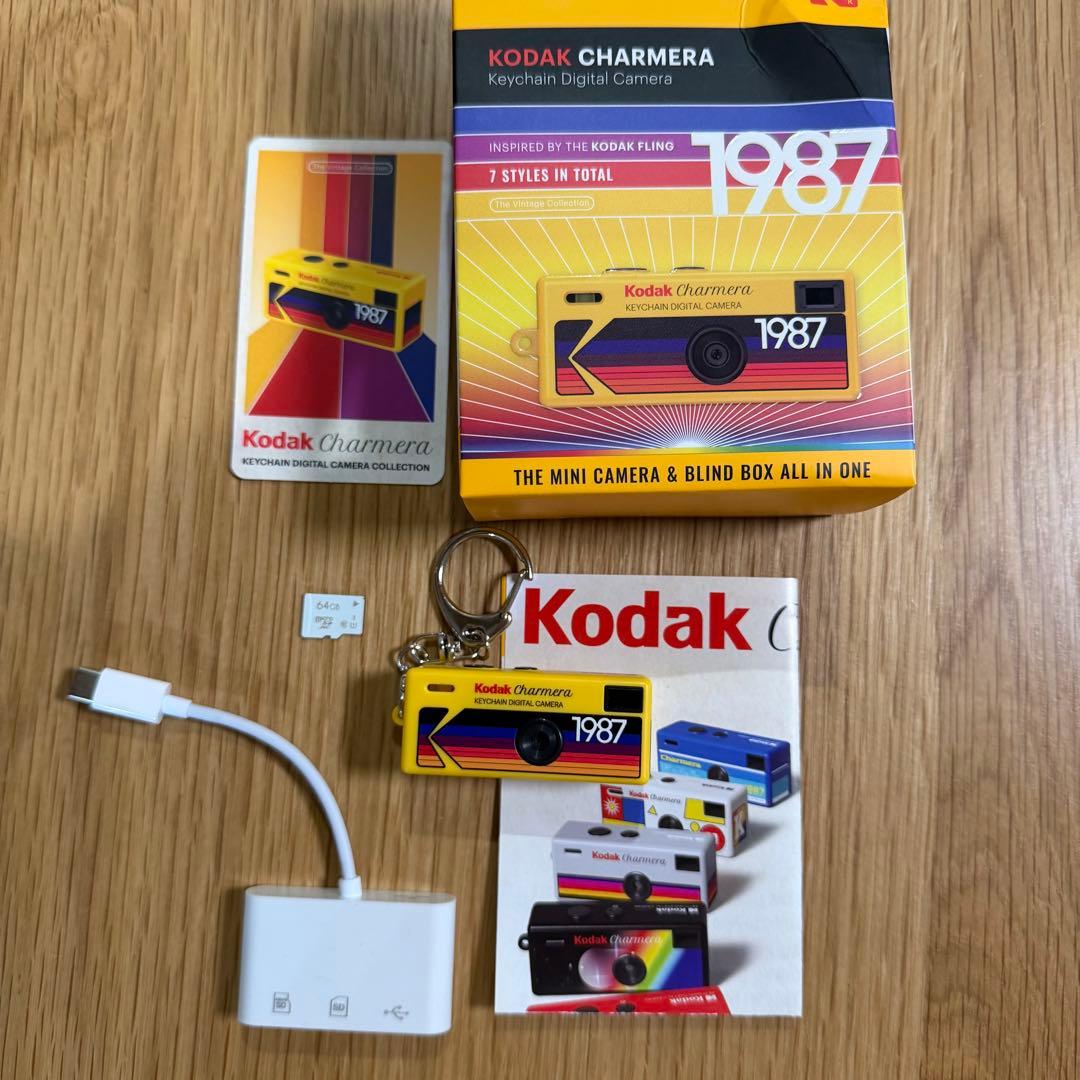Kodak Charmera キーチェーンデジタルカメラ TYPE01 イエロー