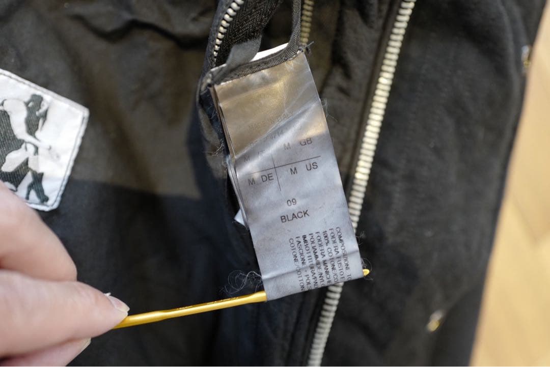 Rick Owensブラックフード付きジャンパー