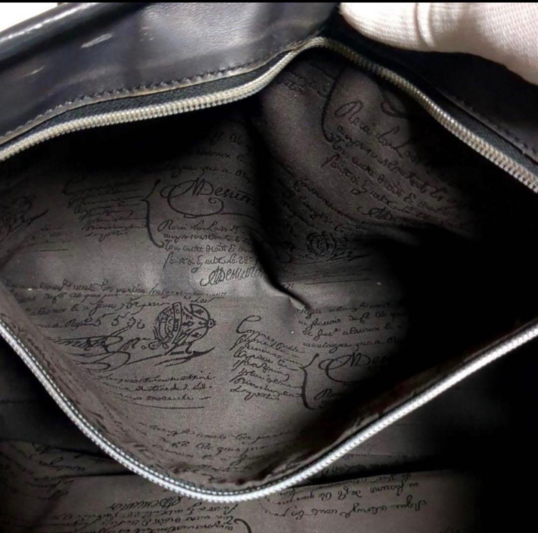 ベルルッティ ビジネスバッグ ドゥジュールダークグレーレザー