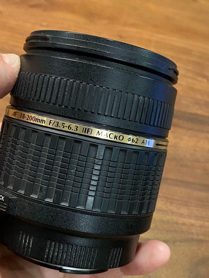 SONY α200 CCDデジタル一眼 タムロン　広角望遠18-200 動作品