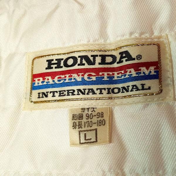 ホンダレーシングチーム ジャンパー 中綿ジャケット L タグ付 ブルゾン 当時物
