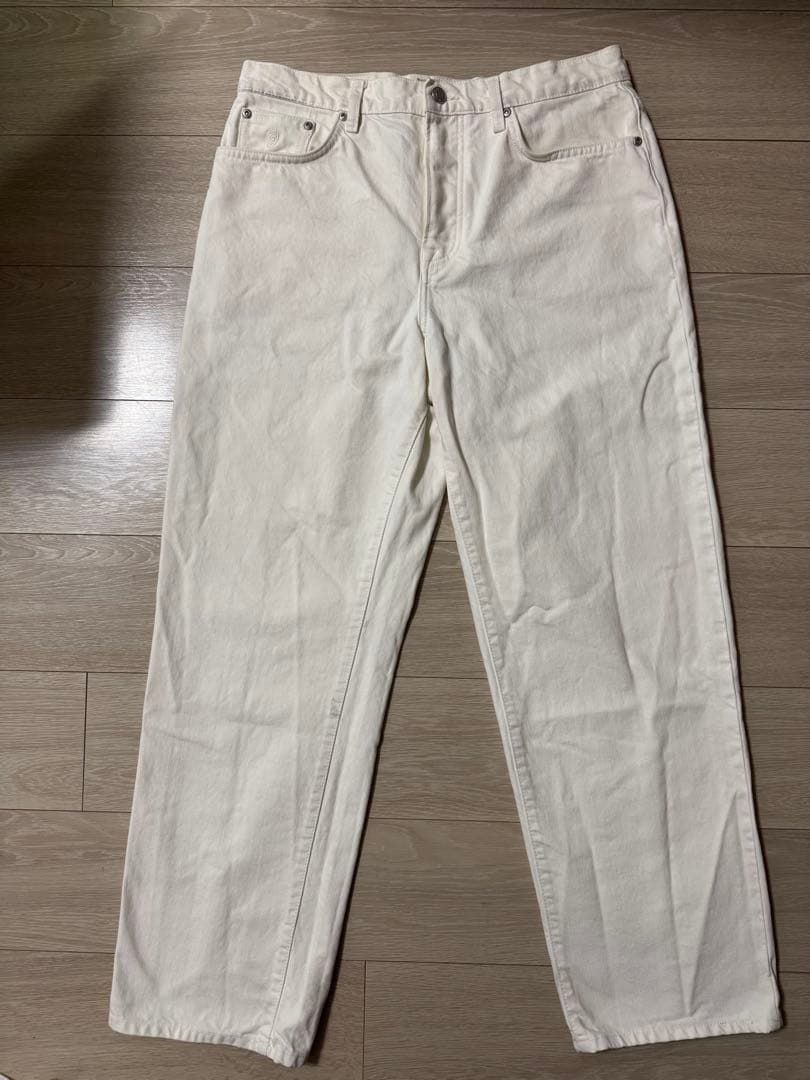 パンツ STUSSY OVERDYED BIG OL JEAN Bone 2024