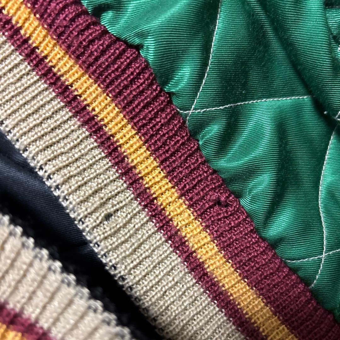 専用　テーラー東洋 サテン スカジャン 虎 鷹 刺繍 横田基地 1950