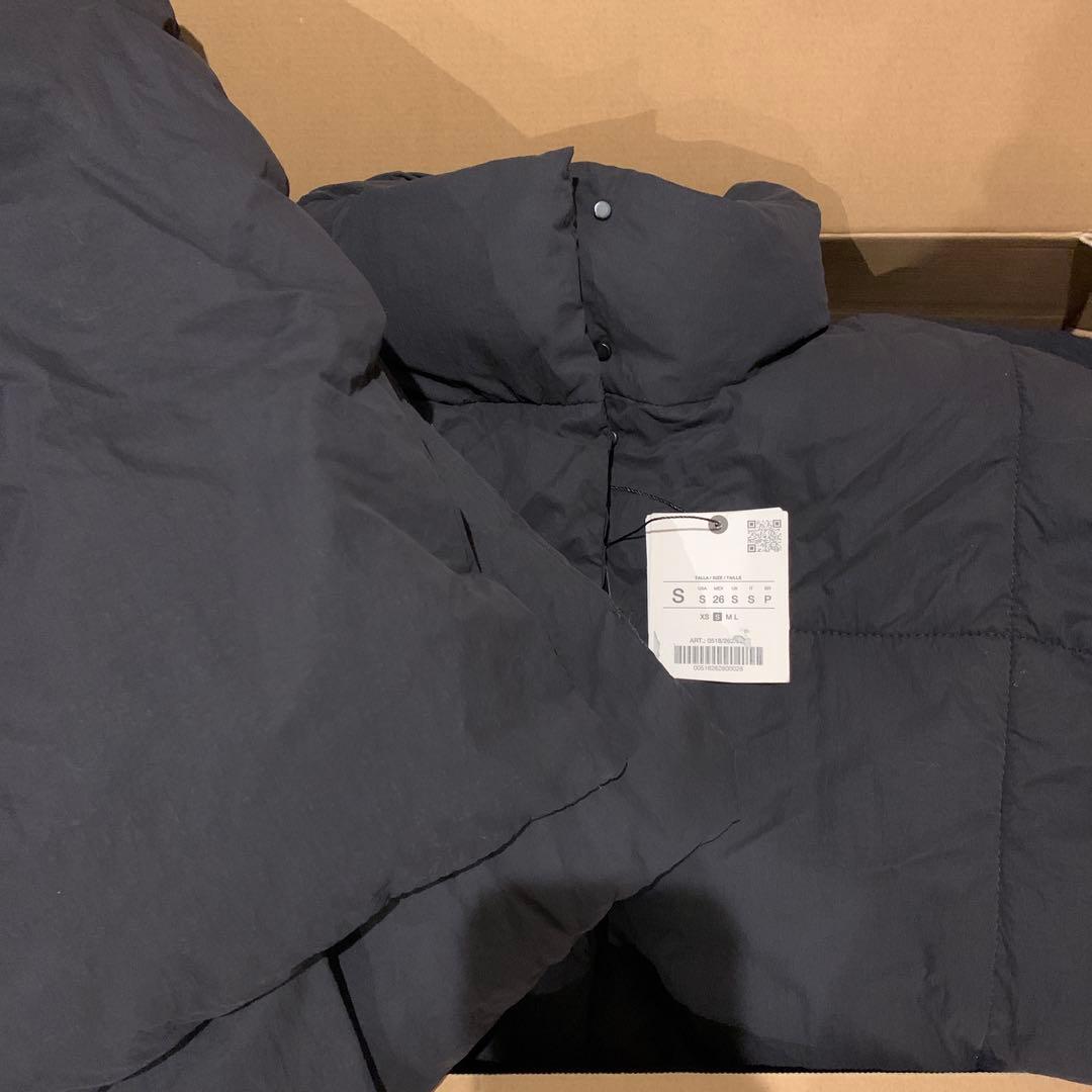 ZARA ダウンロングコート　新品未使用　Sサイズ