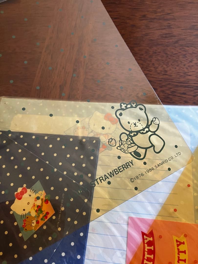 1986年製サンリオ ハローキティ レターセット2点 未使用 昭和レトロ 貴重